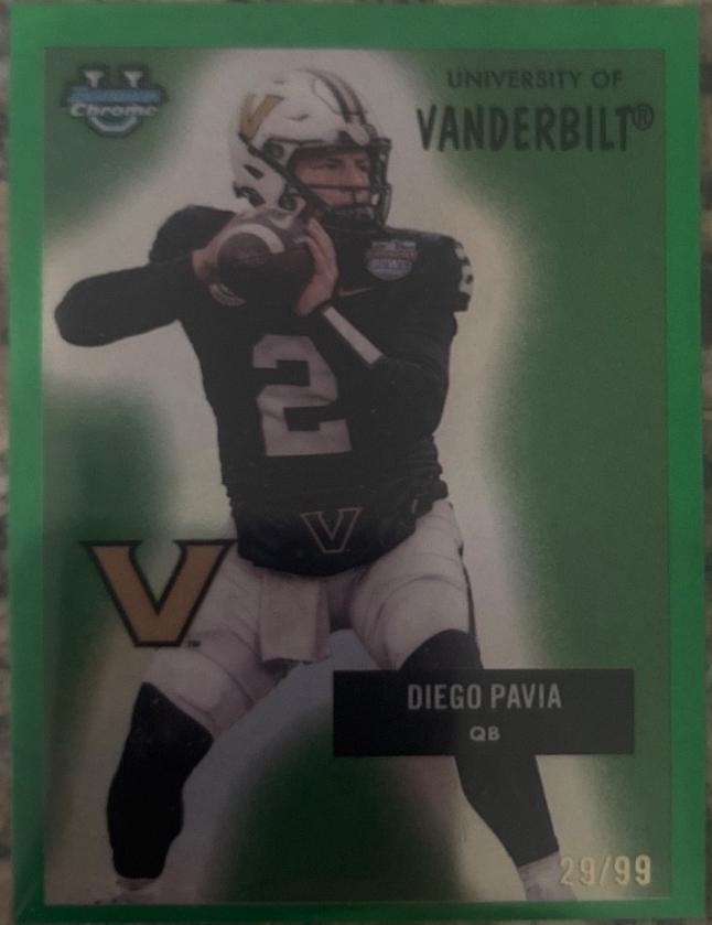 Diego Pavia [Green Refractor] #55AV-26