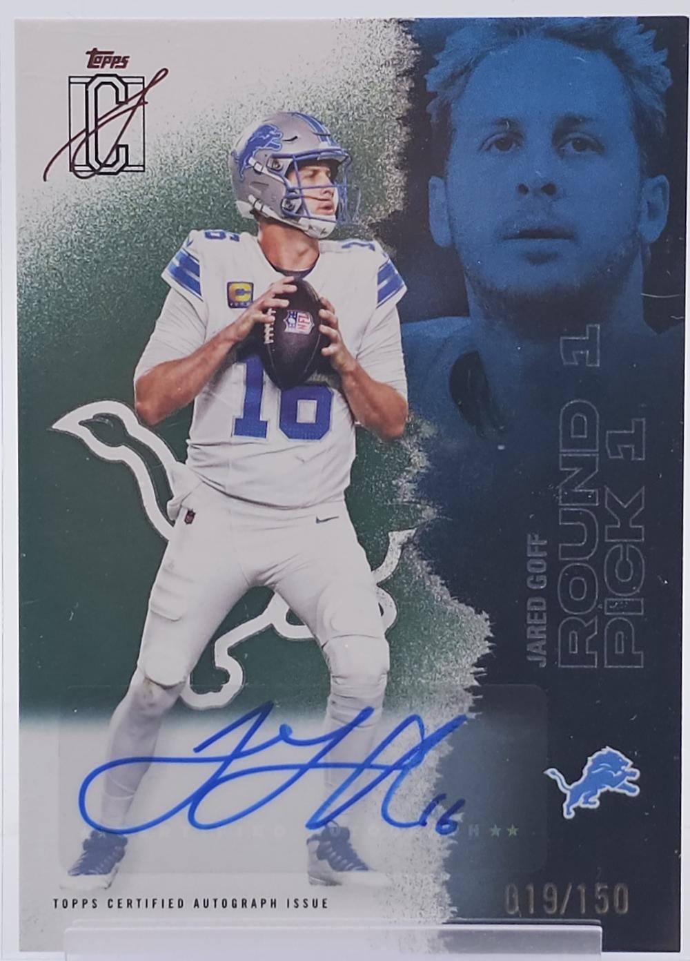 Jared Goff [Green Autograph] #58