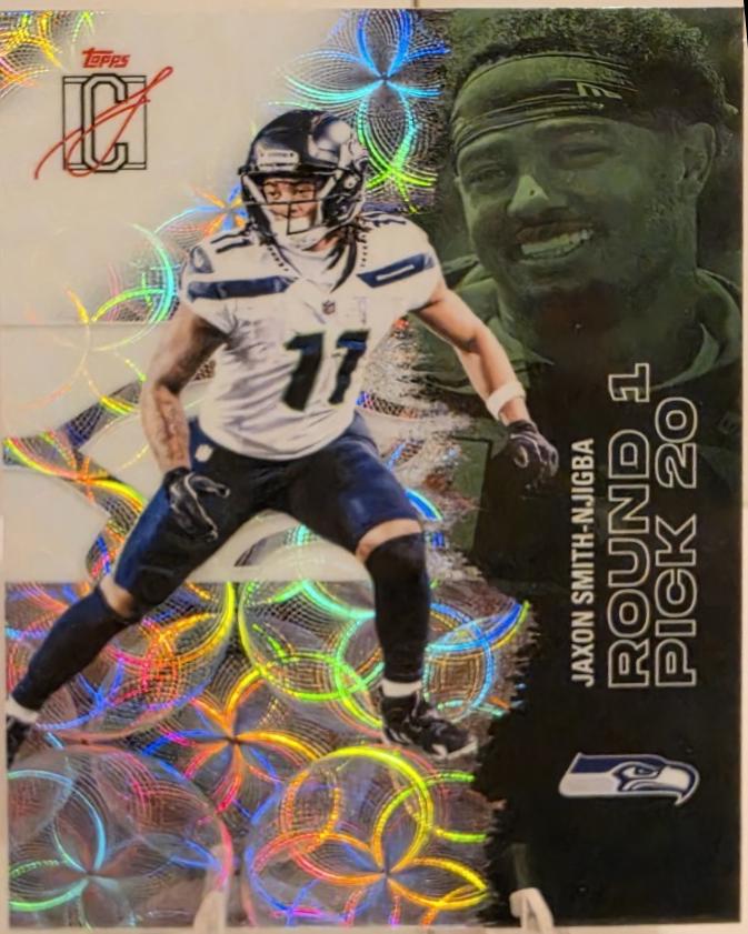 Jaxon Smith-Njigba [Kaleidoscope Refractor Chrome] #46