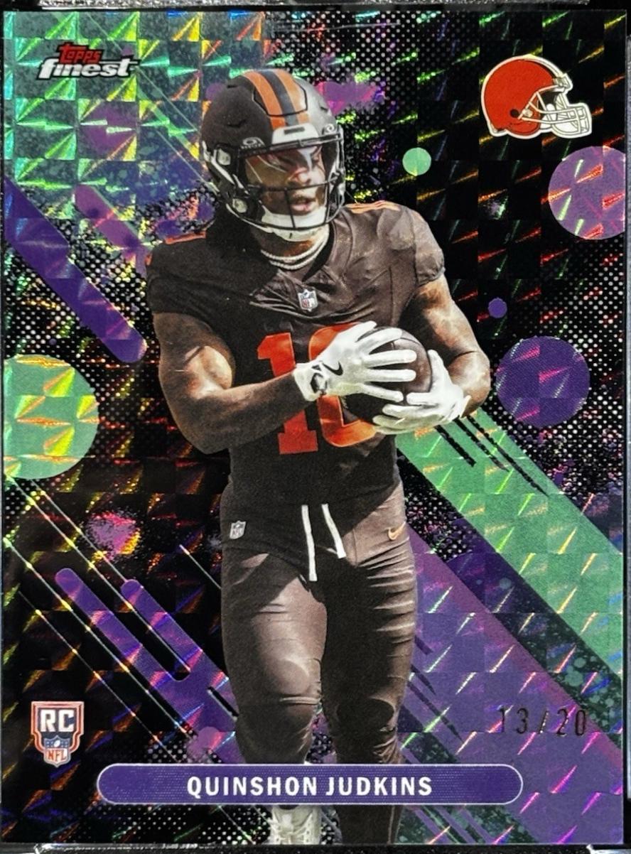 Quinshon Judkins [Black Refractor] #13