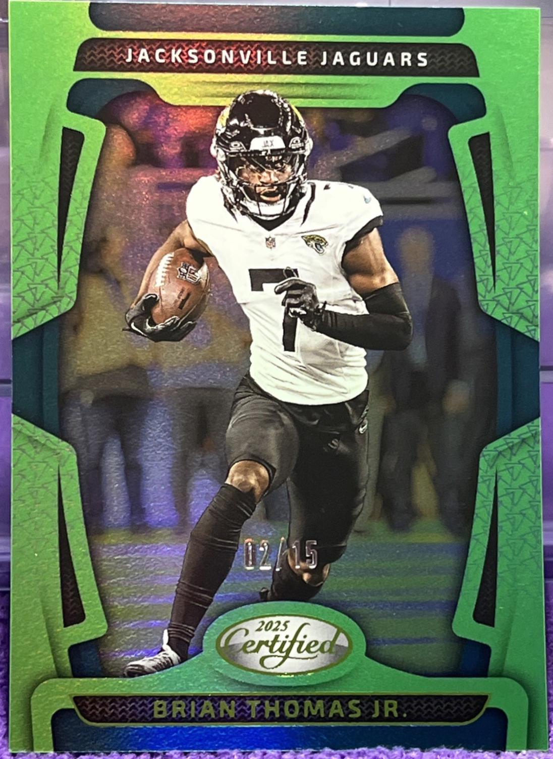 Brian Thomas Jr. [Lime Green Mirror] #45