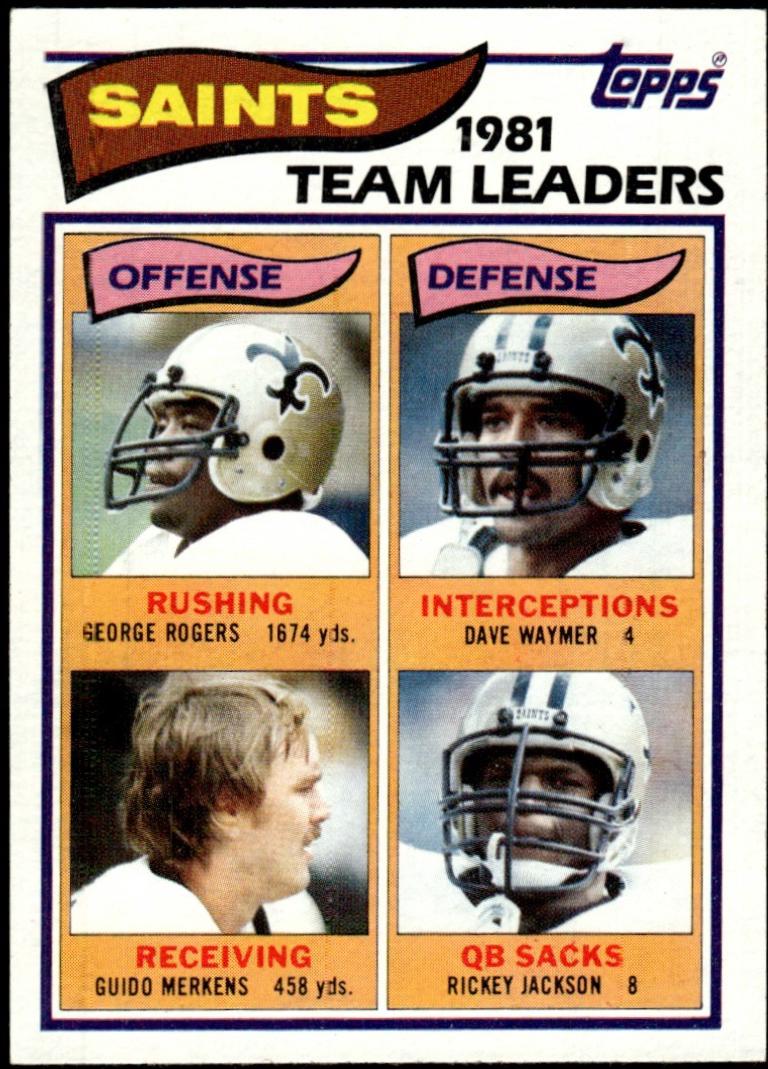 George Rogers / Dave Waymer / Guido Merkens / Rickey Jackson #404