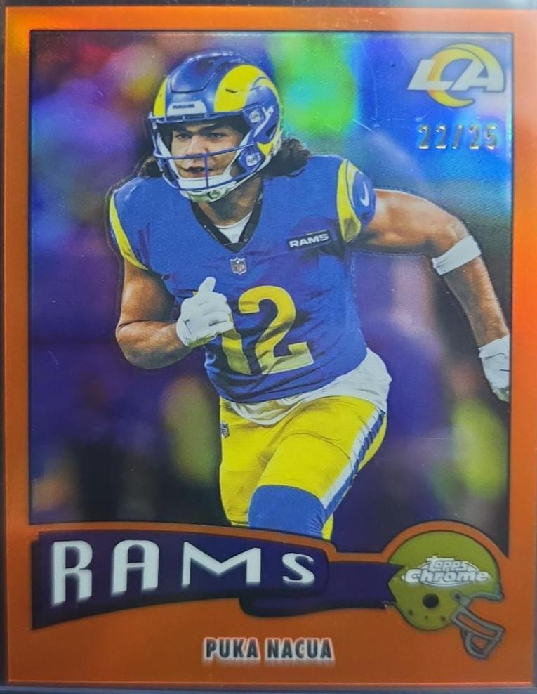 Puka Nacua [Orange Refractor] #1975-19
