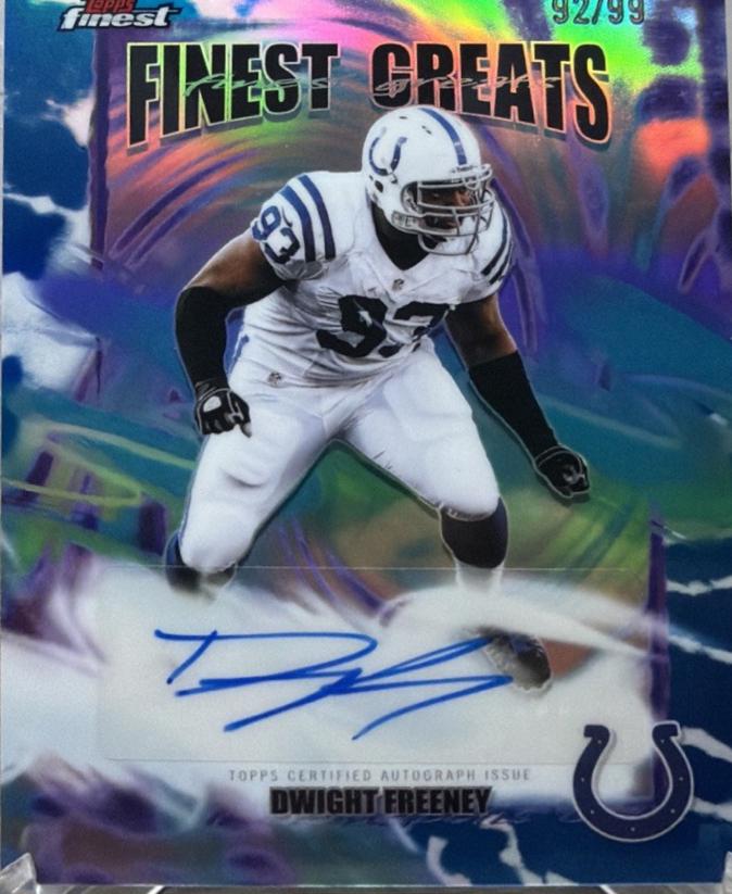 Dwight Freeney [Blue Refractor] #FGA-DF