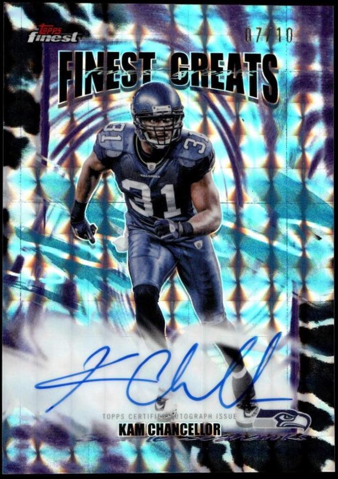 Kam Chancellor [Black Geometric] #FGA-KC