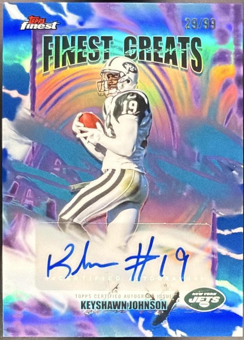 Keyshawn Johnson [Blue Refractor] #FGA-KJ