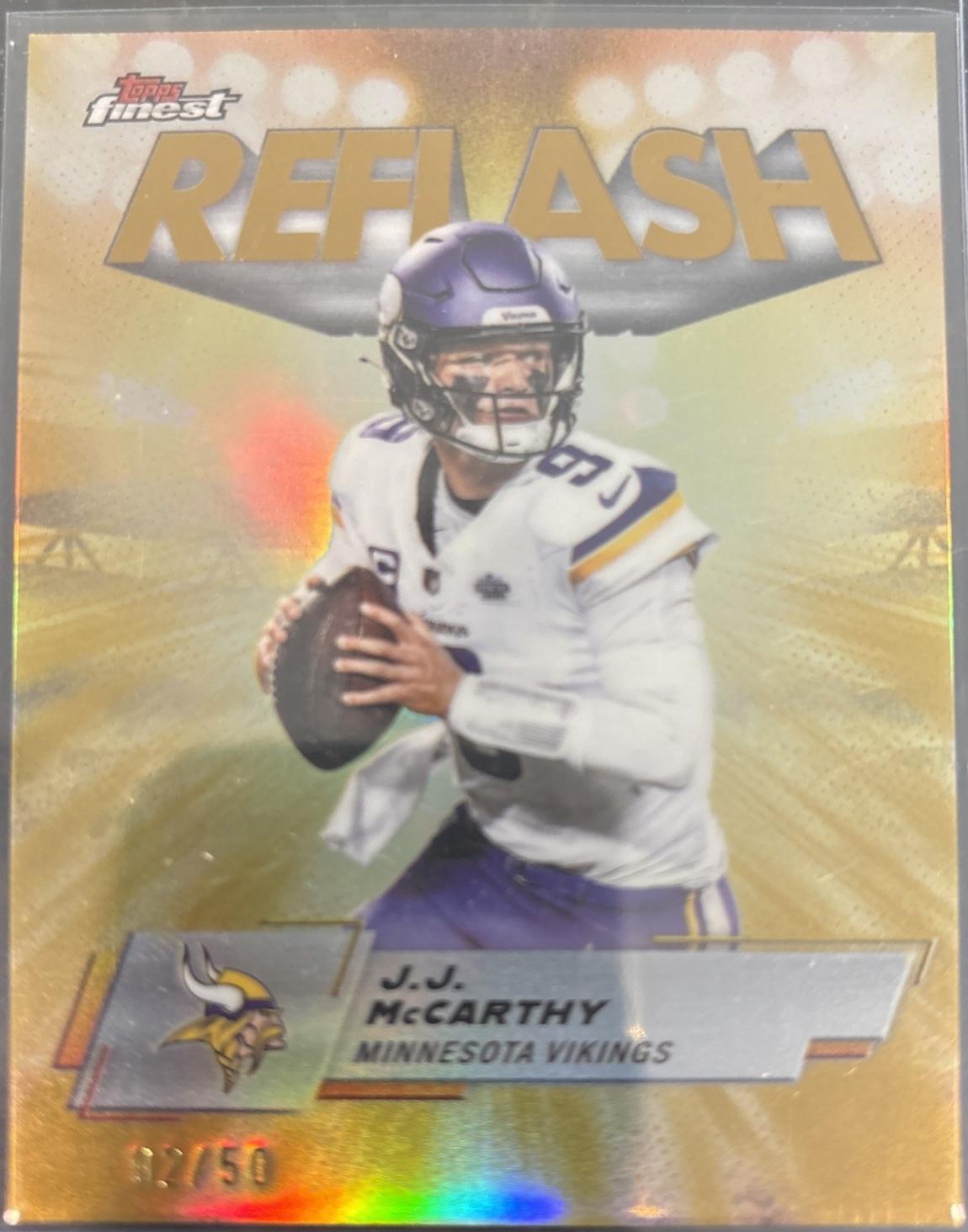 J.J. McCarthy [Gold Refractor] #RF-4
