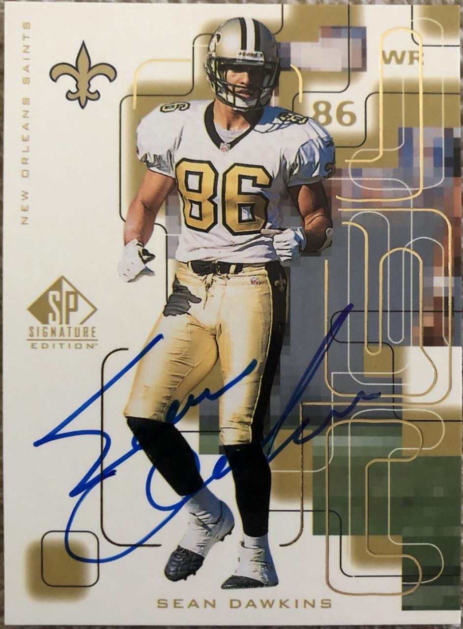 Sean Dawkins [Autograph Gold] #NO