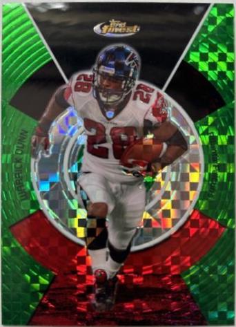 Warrick Dunn [Green Xfractor] #49