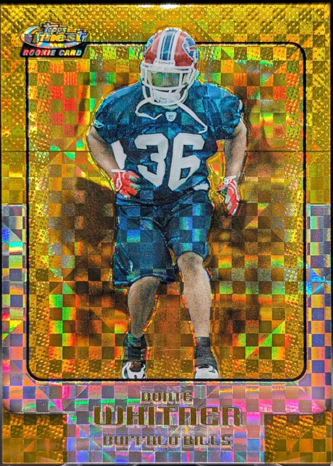 Donte Whitner [Gold Xfractor] #136