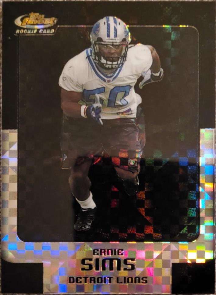 Ernie Sims [Black Xfractor] #124