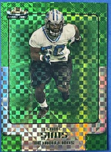 Ernie Sims [Green Xfractor] #124