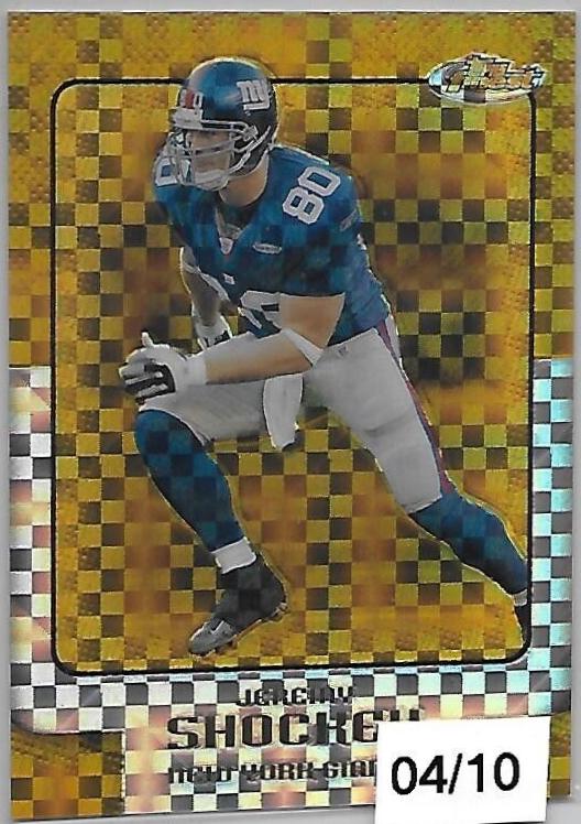 Jeremy Shockey [Gold Xfractor] #103