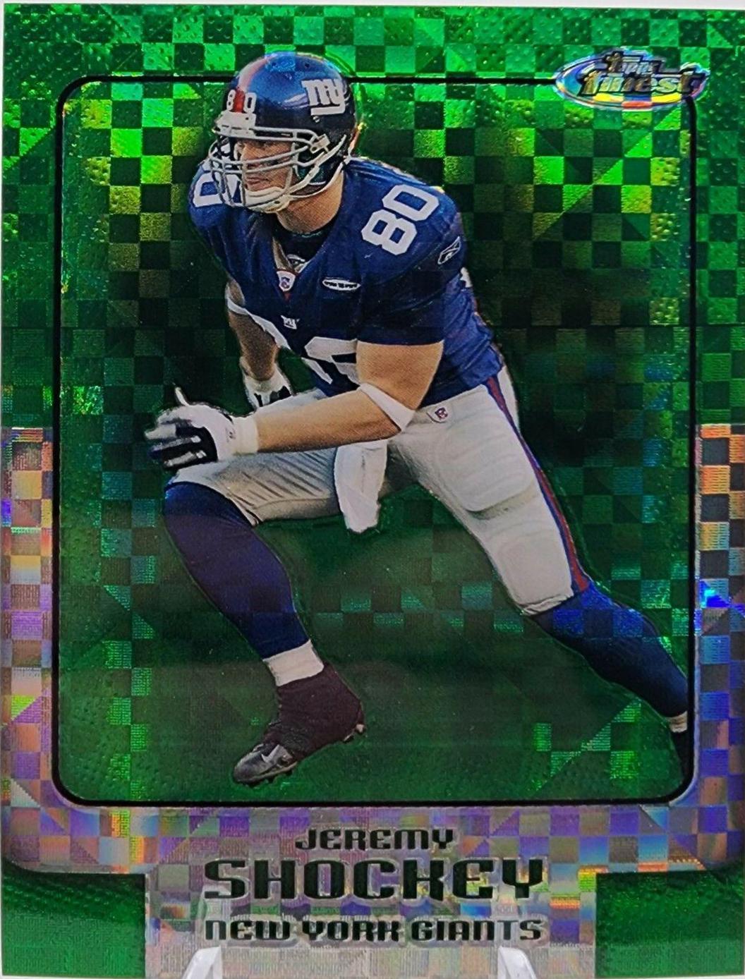 Jeremy Shockey [Green Xfractor] #103