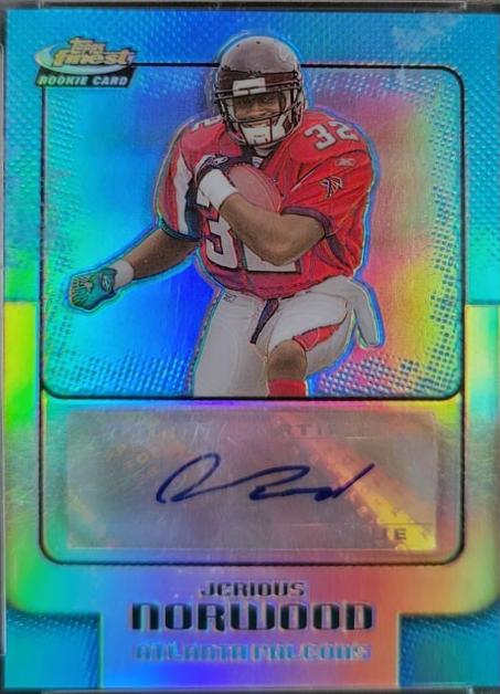 Jerious Norwood [Autograph Blue Refractor] #182