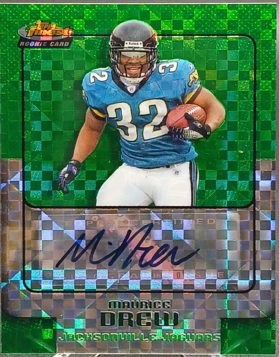 Maurice Drew [Autograph Green Xfractor] #164