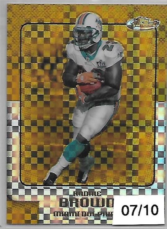 Ronnie Brown [Gold Xfractor] #59