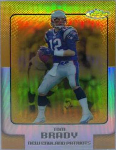 Tom Brady [Gold Refractor] #105