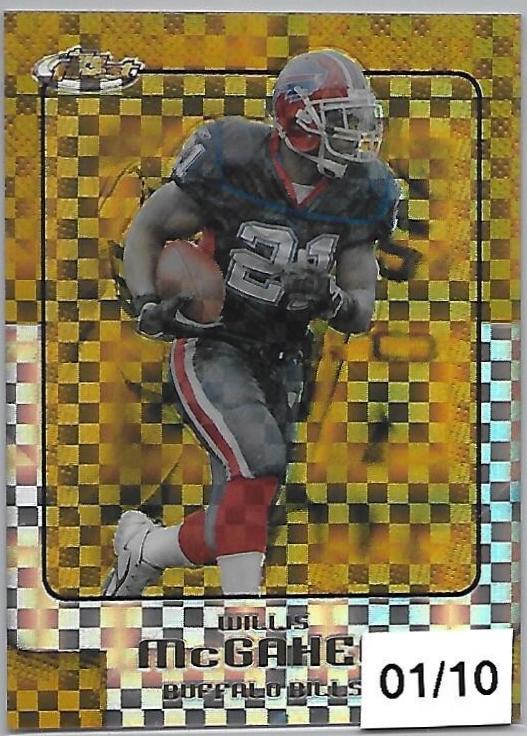 Willis McGahee [Gold Xfractor] #73