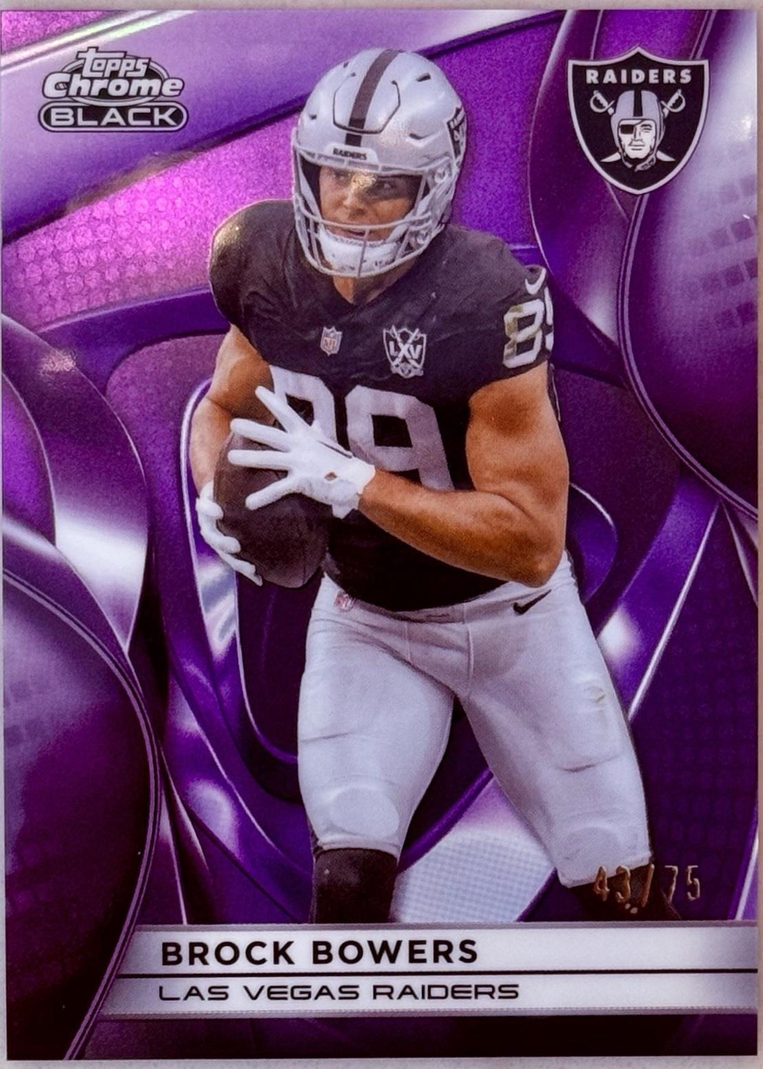 Brock Bowers [Purple Refractor] #54