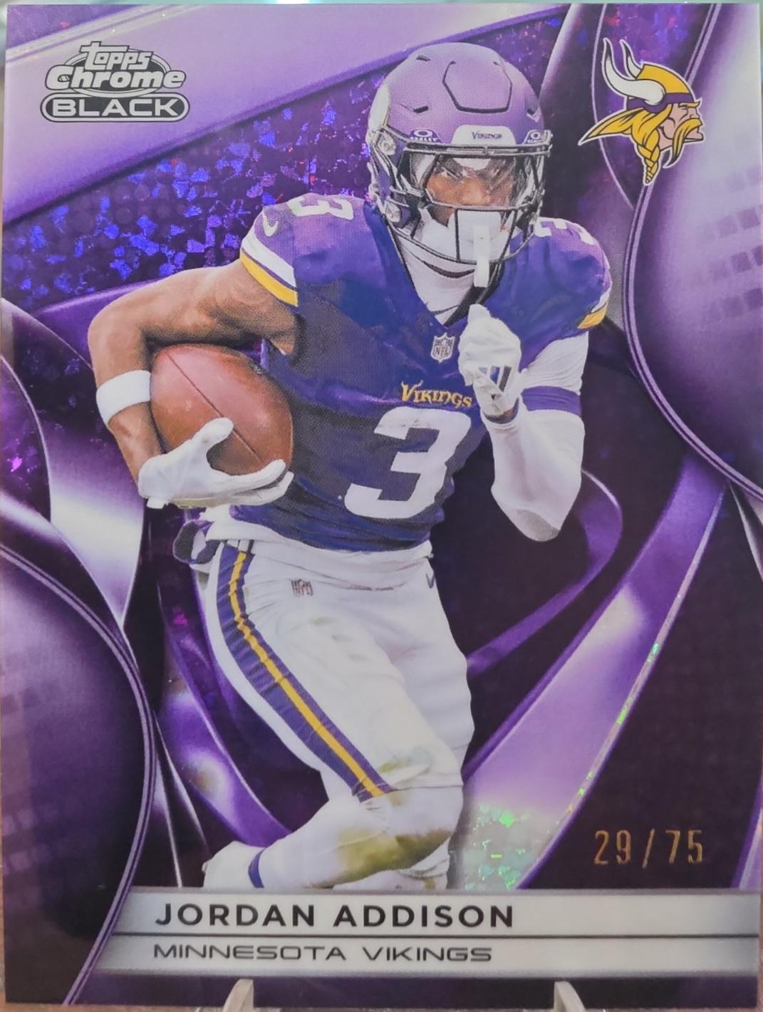 Jordan Addison [Purple Mini-Diamond] #68