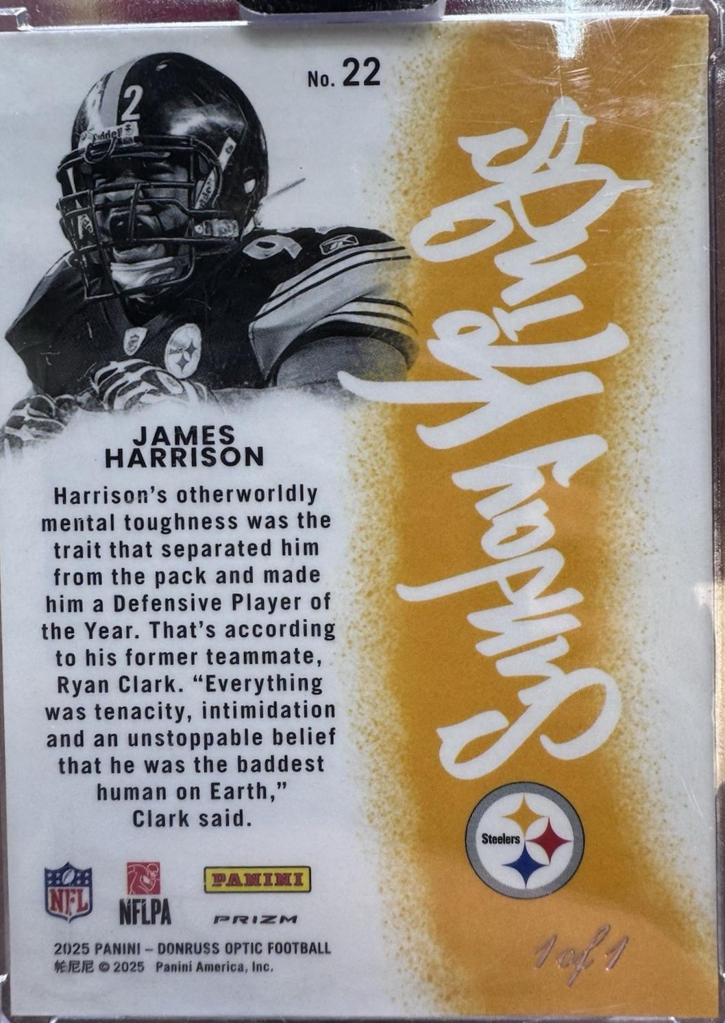 James Harrison [White Sparkle] #22