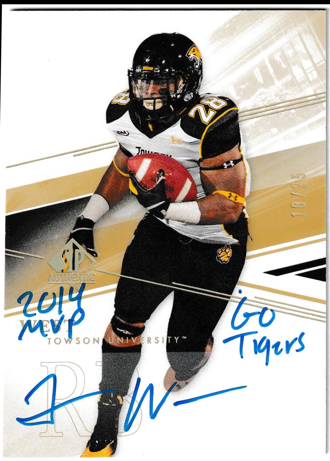 Terrance West [Inscribed Autograph] #71