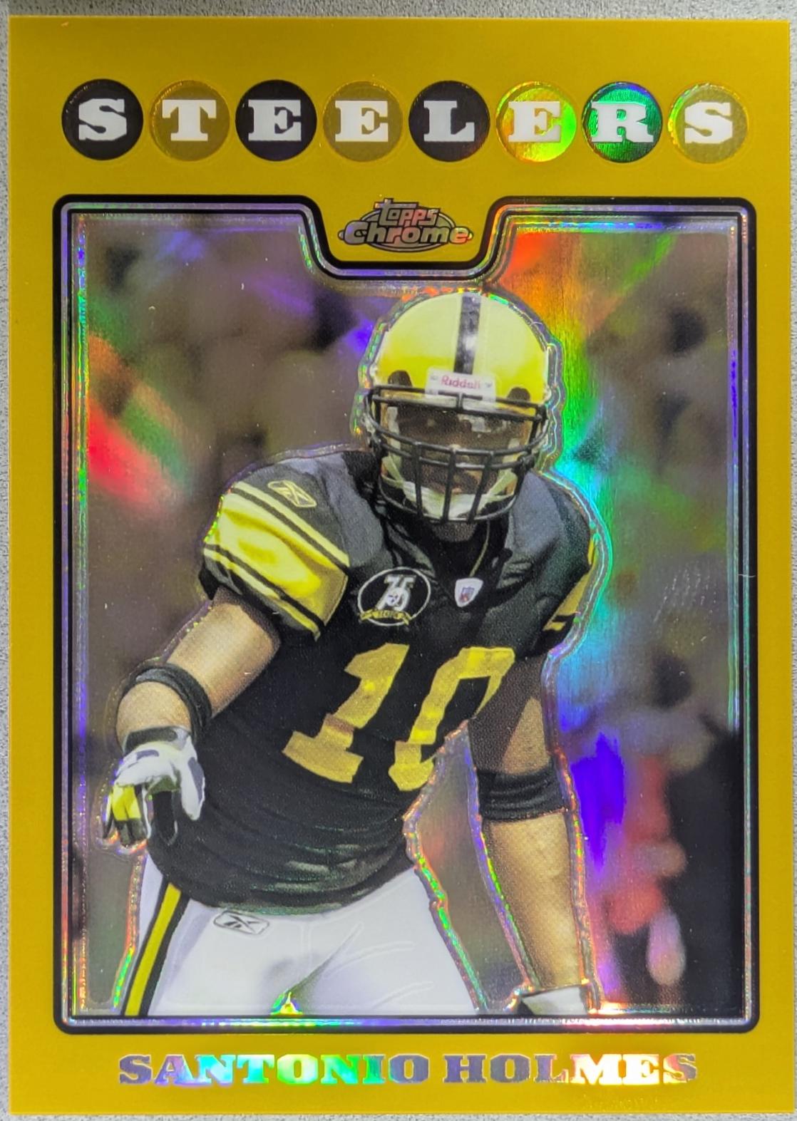 Santonio Holmes [Gold Refractor] #TC69