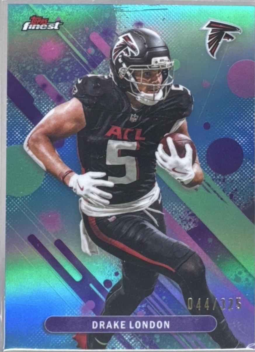 Drake London [Sky Blue Refractor] #81