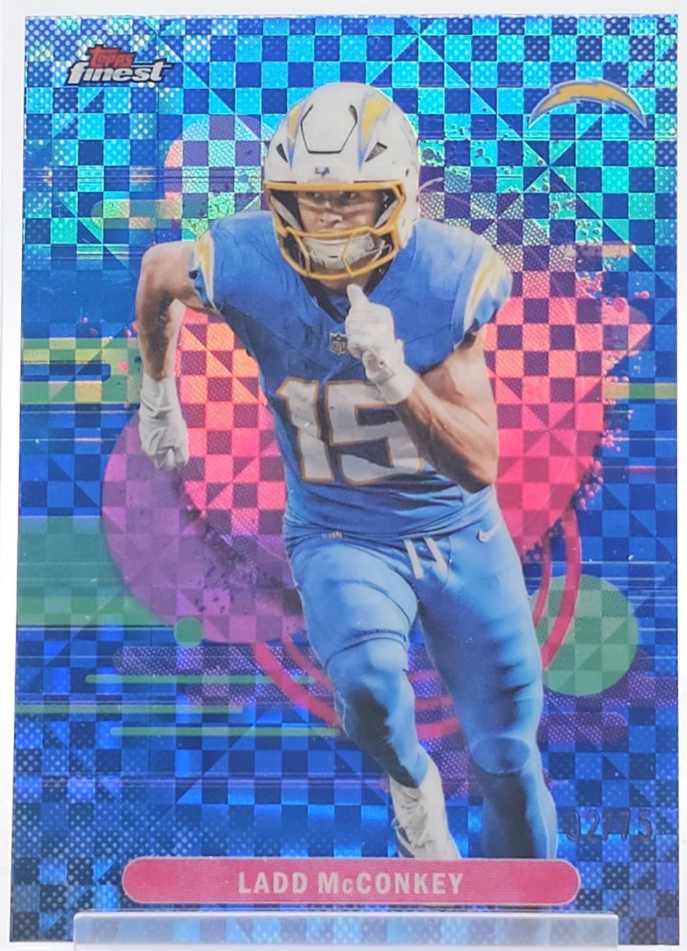 Ladd McConkey [Blue X-Fractor] #169
