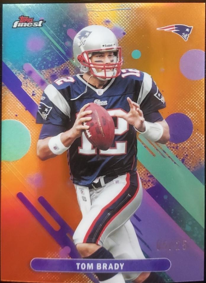 Tom Brady [Orange Refractor] #100
