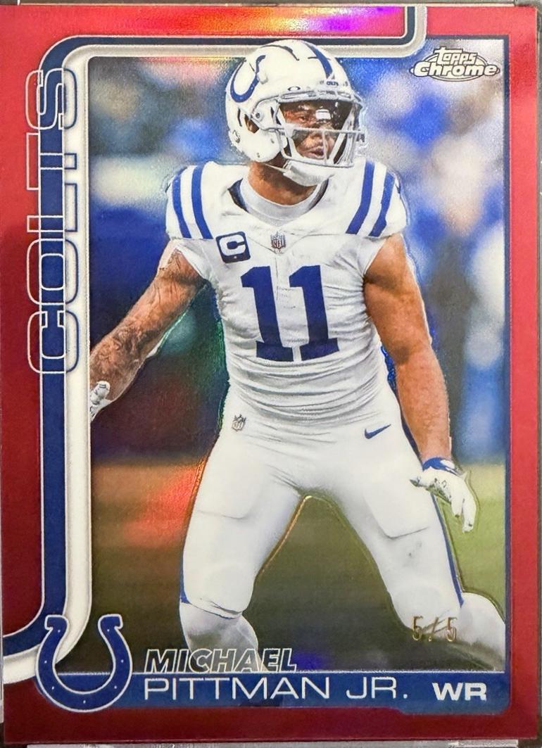 Michael Pittman Jr. [Red Refractor] #126