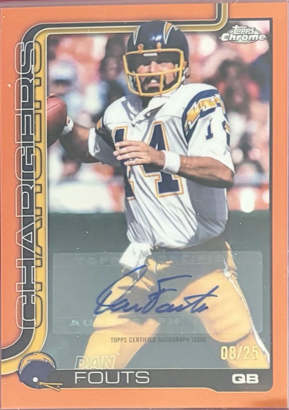 Dan Fouts [Orange Refractor] #CLA-DF