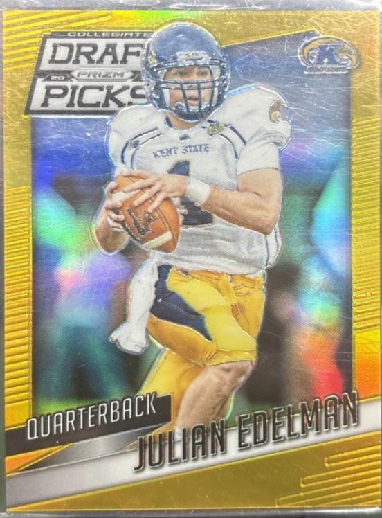 Julian Edelman [Gold Prizm] #54