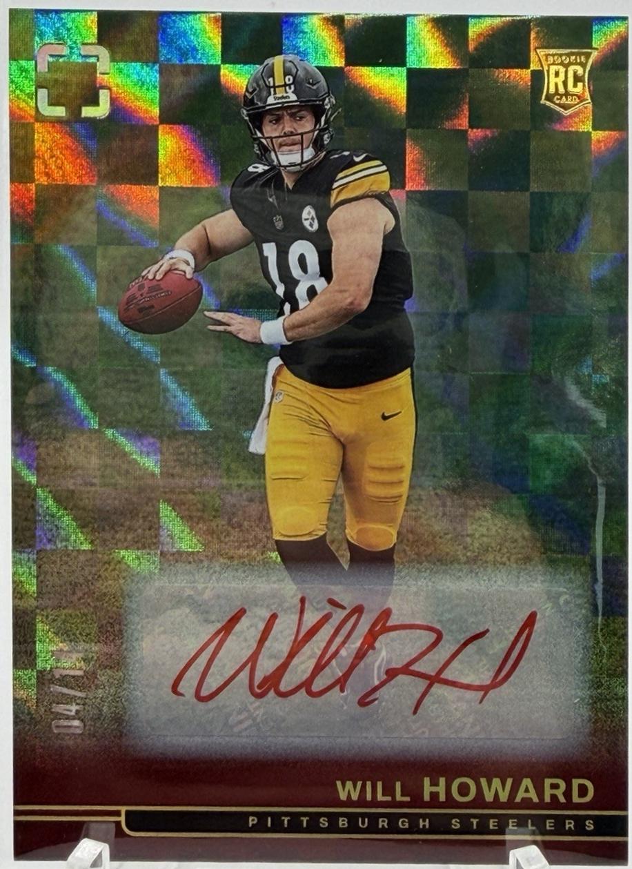 Will Howard [Maroon Rookie Autograph] #136