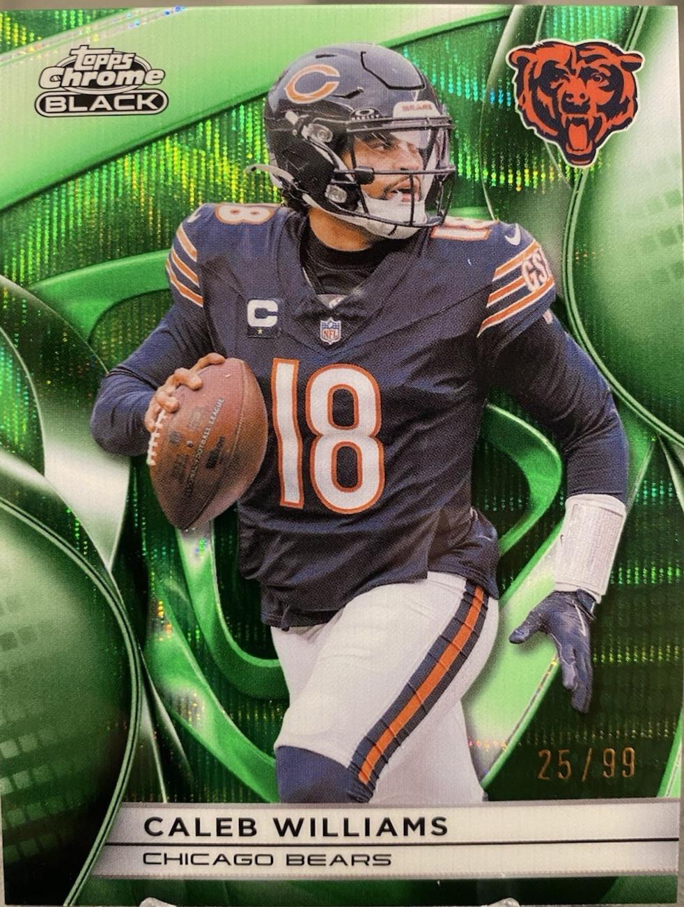 Caleb Williams [Green Wave Refractor] #20