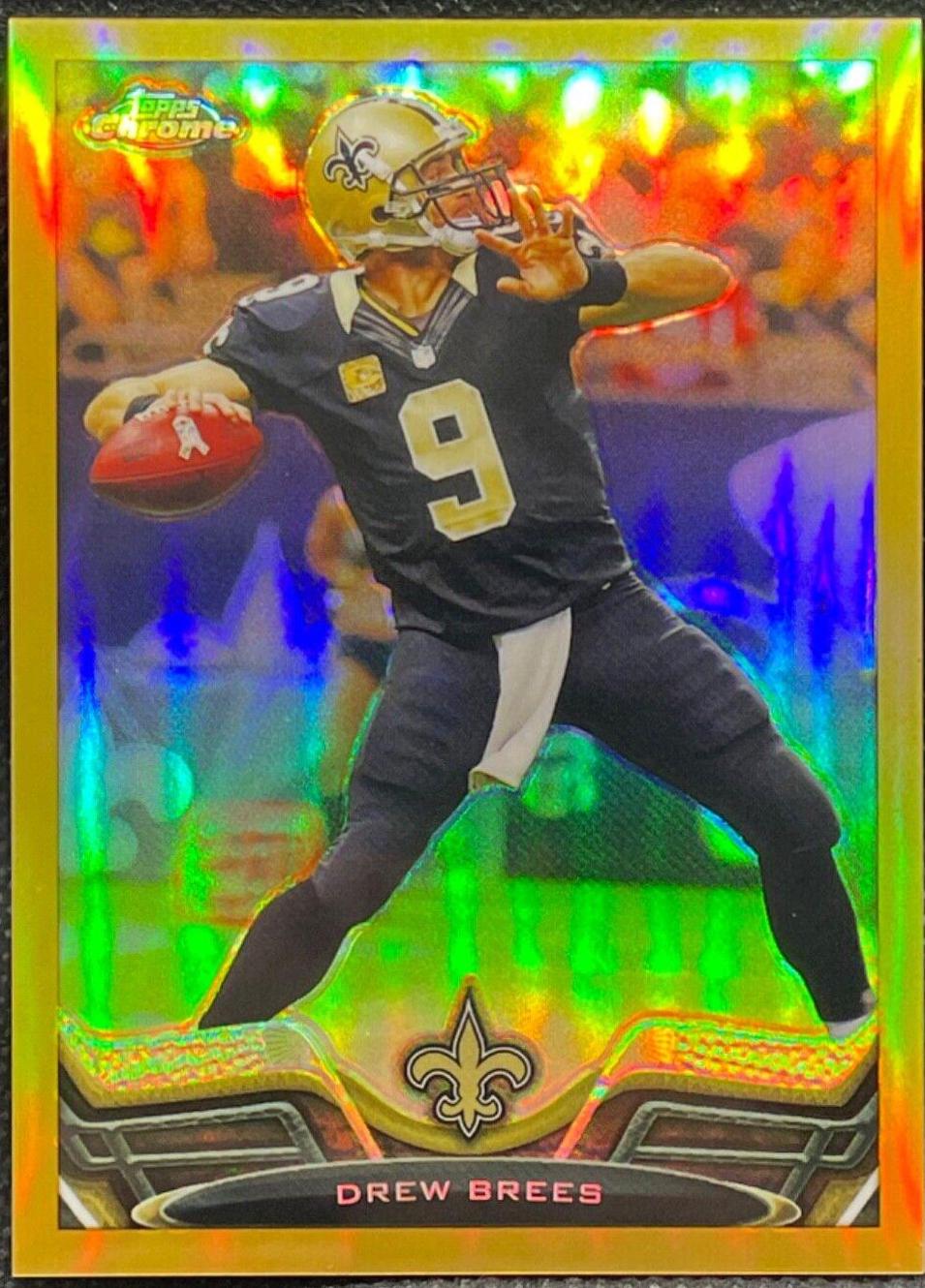 Drew Brees [Gold Refractor] #25