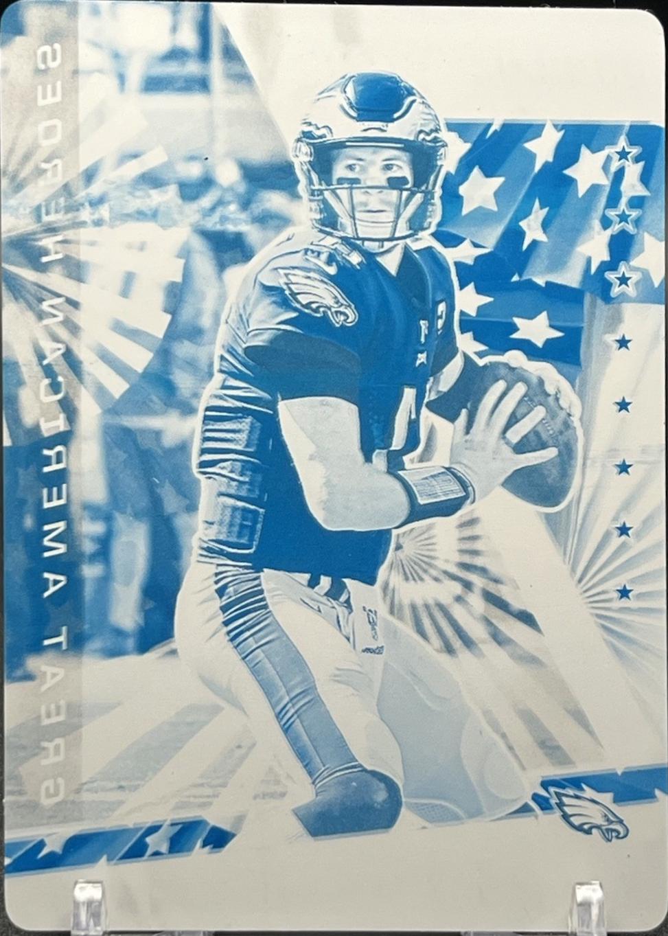 Carson Wentz [Printing Plate] #GAH-6