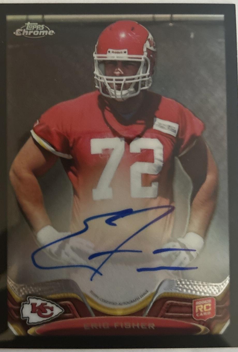 Eric Fisher [Autograph Black Refractor] #166