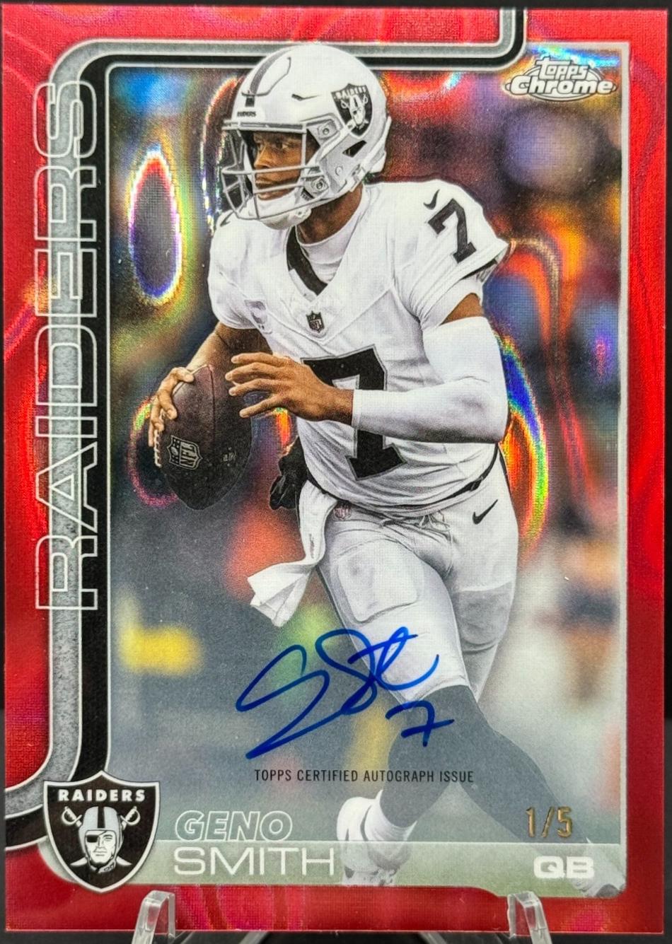 Geno Smith [Red Refractor] #BA-GS