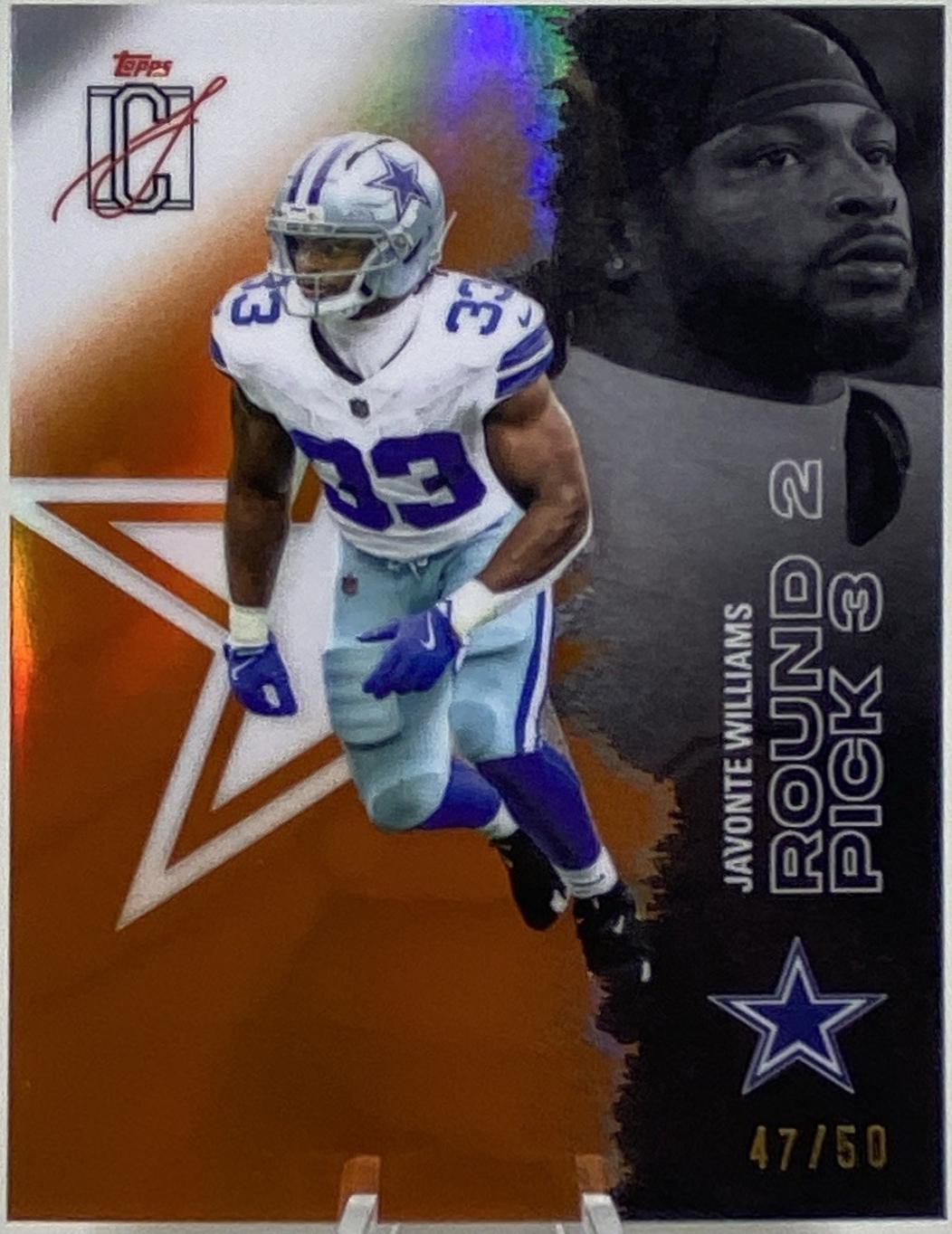 Javonte Williams [Orange Refractor Chrome] #60