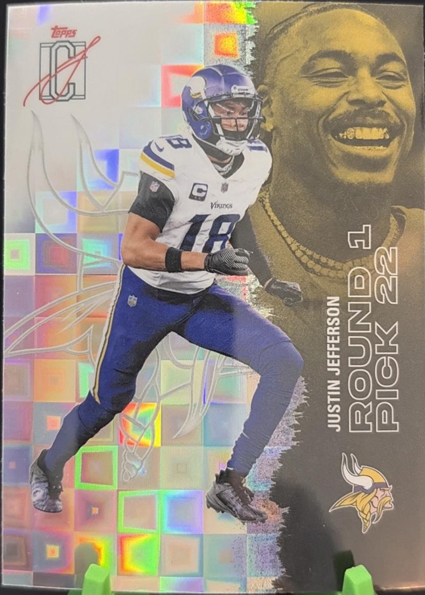 Justin Jefferson [Pandora Refractor Chrome] #36