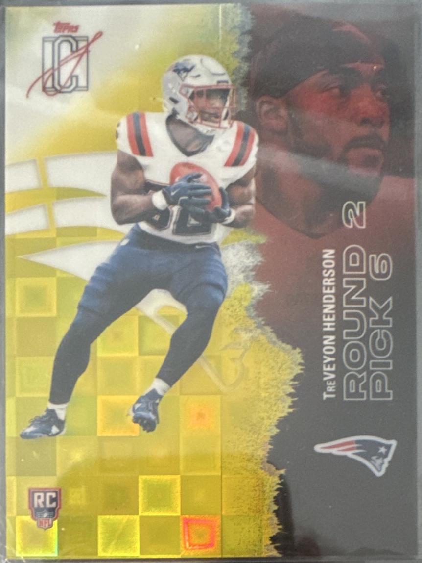 TreVeyon Henderson [Pandora Yellow Refractor Chrome] #117