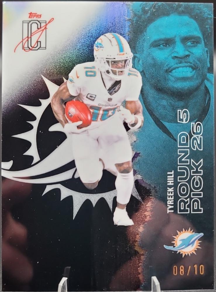 Tyreek Hill [Black Refractor Chrome] #86