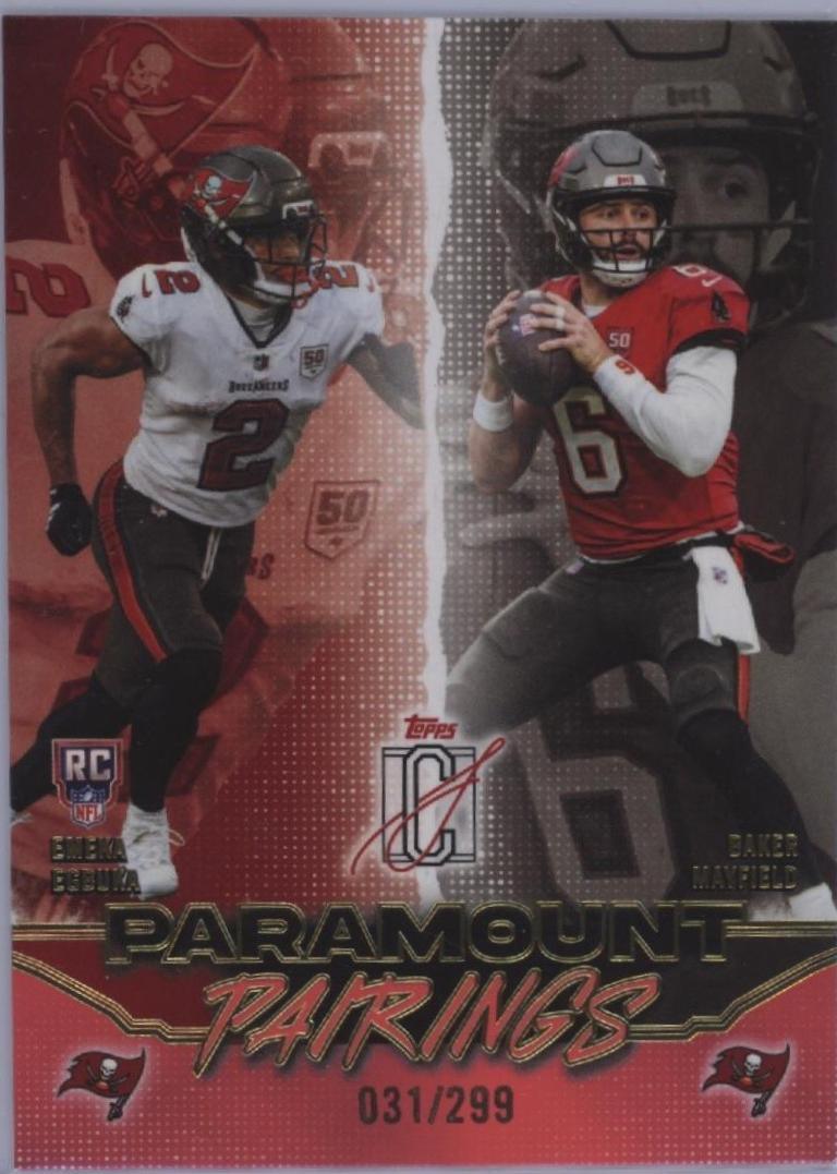 Baker Mayfield / Emeka Egbuka [Coral] #PP-9
