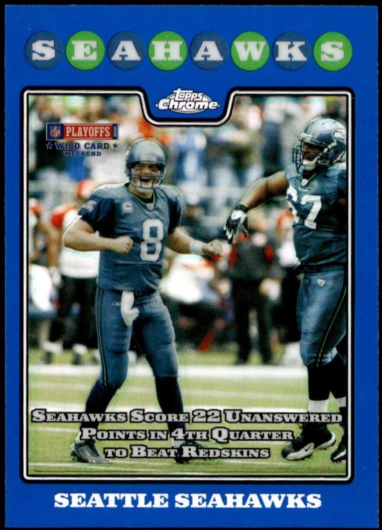 Seattle Seahawks [Blue Refractor] #TC161