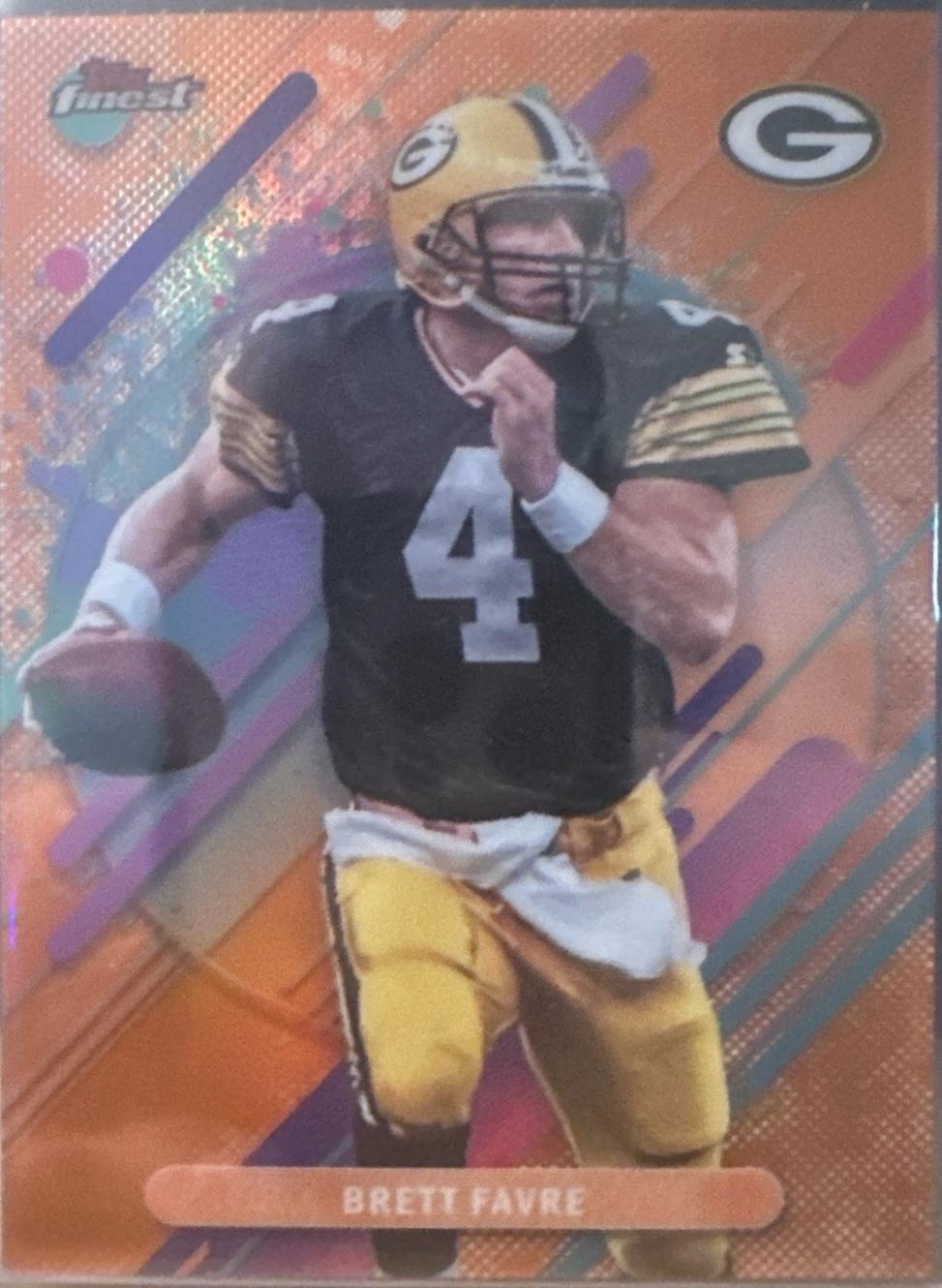 Brett Favre [Orange Refractor] #291