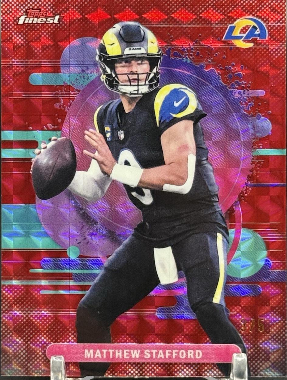 Matthew Stafford [Red Geometric] #139