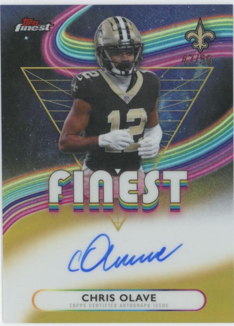 Chris Olave [Gold Refractor] #FA-CO