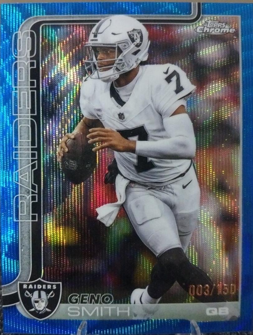 Geno Smith [Blue Wave Refractor] #179